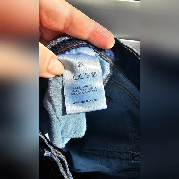 Joe's Jeans Denim Dark Blue Size 29 Straight Leg Inseam 28 - Picture 7 of 8